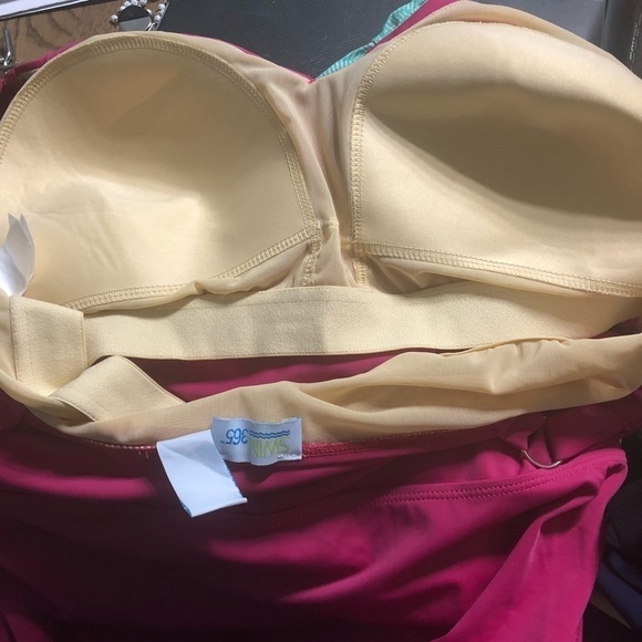 Swim 365 pink tankini swimsuit 20w - Picture 4 of 14